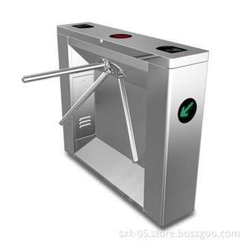 Bridge Type Tripod Turnstile with 2mm #304 Stainless Steel, Work-of-art Craft, 510mm Channel Width